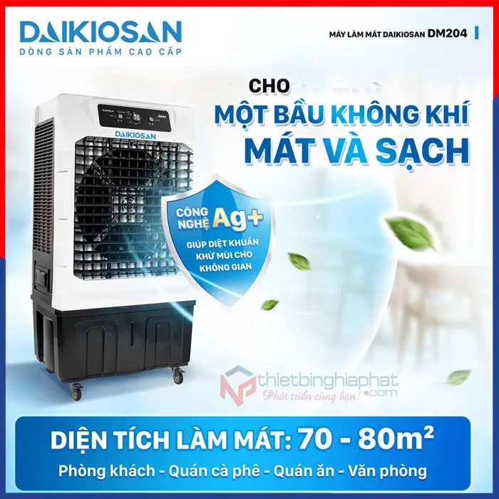 Máy làm mát Daikiosan DM204 17 Máy làm mát Daikiosan DM204