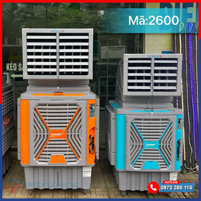Máy làm mát công nghiệp TOMOKO HA-2600 550W 20 Máy làm mát công nghiệp TOMOKO HA-2600 550W 26.000 m3/h