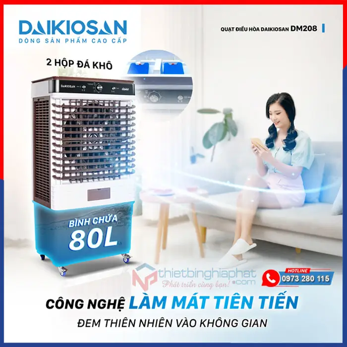 Máy làm mát Daikiosan DM208