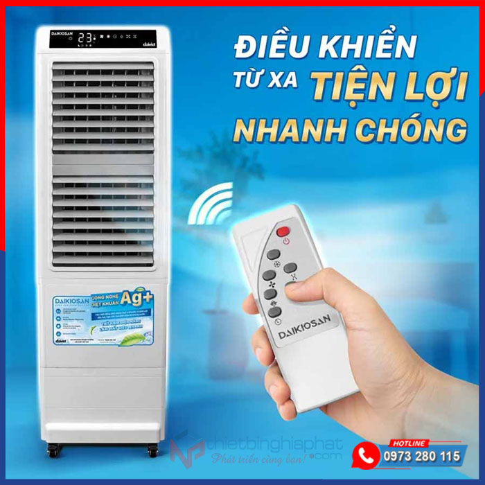 Máy làm mát Daikiosan DM104 22 Máy làm mát Daikiosan DM104 điều khiển tiện lợi