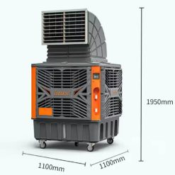 Máy làm mát công nghiệp di động Aircooler 25.000m3/h 1.5kW