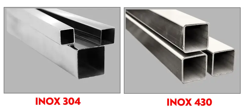 6 Cách Phân Biệt Giữa Inox 430 Và Inox 304 phổ biến nhất 29 Phân biệt INOX 304 và INOX 430