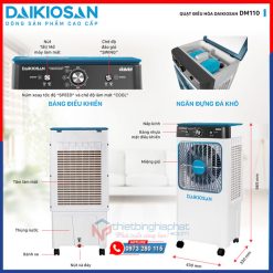 Máy làm mát Daikiosan DM110 13 Máy làm mát Daikiosan DM110 chi tiết