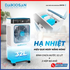 Máy làm mát Daikiosan DM110 14 Máy làm mát Daikiosan DM110 bình chứa 32L