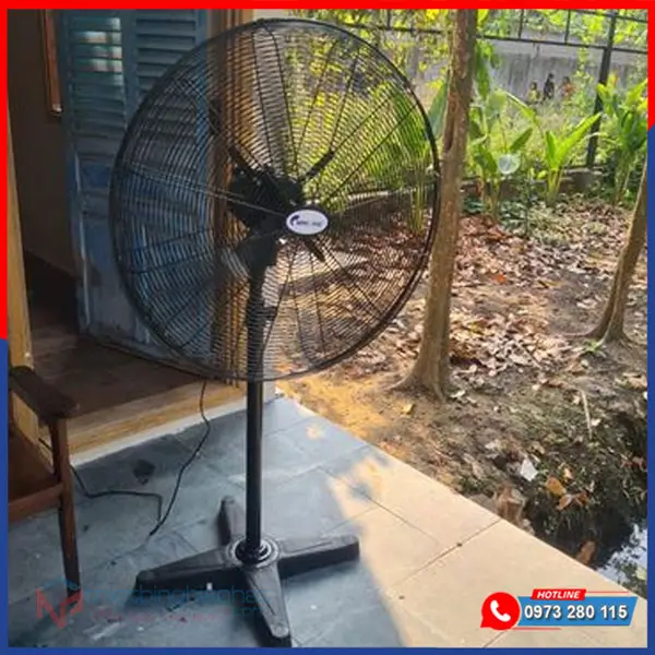 Quạt đứng công nghiệp Chinghai HS243Đ 140W sải cánh 600mm 17 Quạt đứng công nghiệp Chinghai nhiều ứng dụng