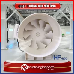 Quạt thông gió nối ống Omysu HF-250 12 Quạt thông gió nối ống Omysu HF-250 250W