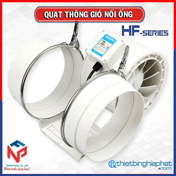 Quạt thông gió nối ống Omysu HF-150 14 Quạt thông gió nối ống OMYSU HF