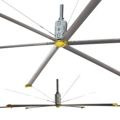 Quạt trần công nghiệp HVLS cánh dài 6.2M (Motor giảm tốc)