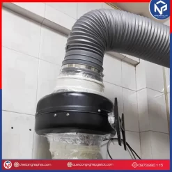 Ứng dụng thực tế quạt hút nối ống