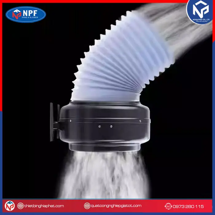 Quạt hút nối ống phi 315 24 Ứng dụng của quạt hút mùi nối ống