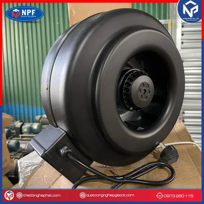 Quạt hút nối ống Phi 200 15 Quạt hút nối ống Phi 200 KTO-200