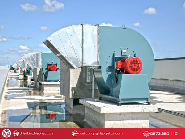 Ứng dụng của Quạt ly tâm phòng cháy nổ
