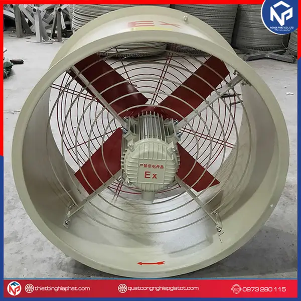 Quạt hướng trục phòng nổ CBF-400 15 Quạt hướng trục phòng nổ Nipaco