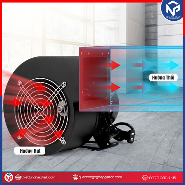 Quạt hút ly tâm mini 85W 19 Quạt ly tâm mini giá rẻ