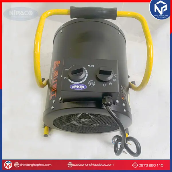 Quạt sấy gió nóng 5KW 12 Quạt sấy gió nóng Nipaco 5KW