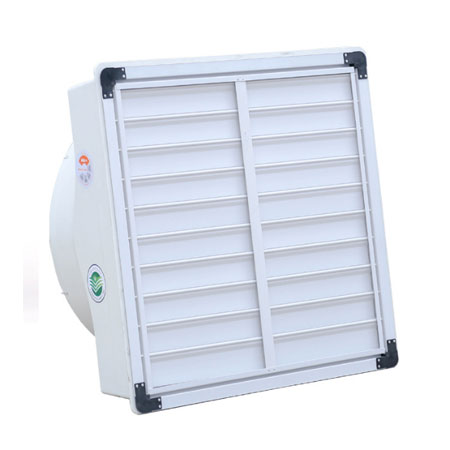Quạt thông gió composite có chớp bảo vệ phía sau