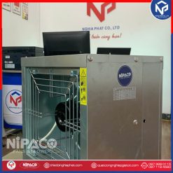 Quạt thông gió vuông 300x300mm 17 Quạt thông gió vuông nipaco 300x300