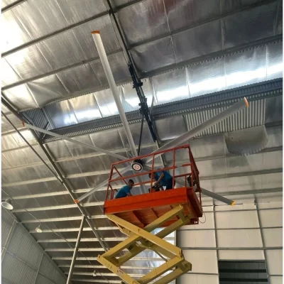Quạt trần công nghiệp - cánh dài 7.35M động cơ DC 14 Quạt trần công nghiệp - cánh dài 7.35M động cơ DC