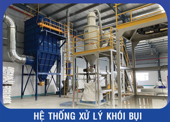 Hệ thống xử lý khói bụi nhà máy, khu công nghiệp