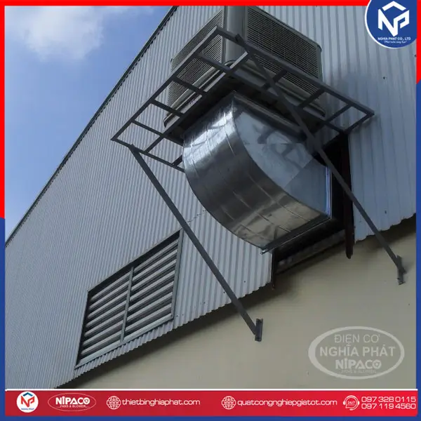 Máy làm mát công nghiệp cố định Aircooler 45000m3/h 24 Máy làm mát công nghiệp Aircooler