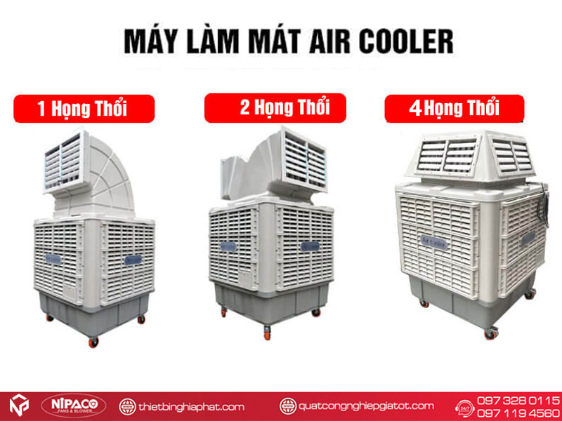 Máy làm mát công nghiệp di động 18000 (4 hướng thổi) 20 Máy làm mát công nghiệp Aircooler các nhiều tùy chọn