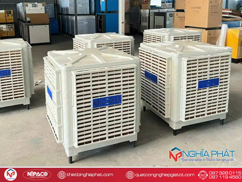Máy làm mát công nghiệp cố định Aircooler 45000m3/h 18 Máy làm mát cố định Aircooler