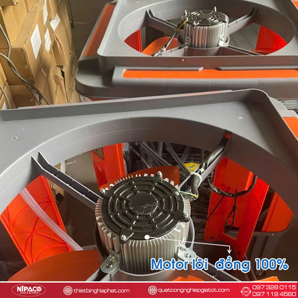 Máy làm mát công nghiệp di động Nipaco 750W 110L 21 Motor được quấn lõi đồng 100%
