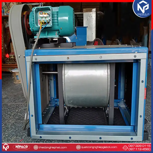 Quạt ly tâm hộp tiêu âm Soffnet DT-15-4KW 17 Quạt ly tâm hộp tiêu âm Soffnet DT-18-4KW