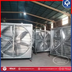 Quạt công nghiệp thổi sầu riêng, vựa nông sản 1380x1380