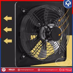 Quạt thông gió vuông lưu lượng mạnh mẽ