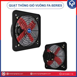 Quạt thông gió vuông Nipaco 2 mặt lưới bảo vệ tối ưu