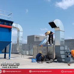 Ứng dụng Quạt ly tâm gián tiếp công suất lớn