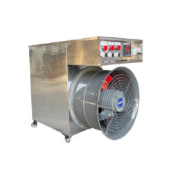 Alternative view of Máy sưởi công nghiệp 30KW điện 380V vỏ Inox , Sưởi 300m2