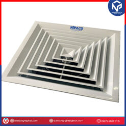 Quạt hút âm trần 600x600mm Nipaco có nối ống