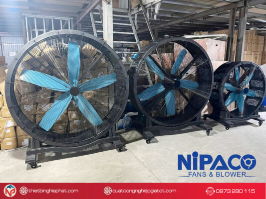 Quạt sàn công nghiệp biến tần sải cánh lớn
