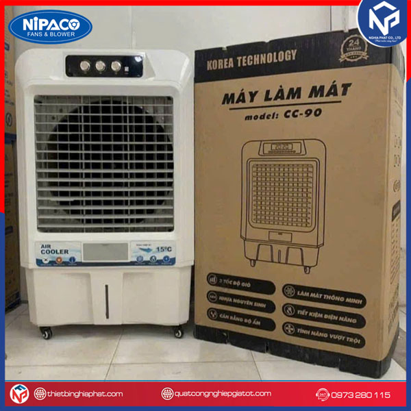 Máy làm mát không khí Nipaco CC90 - 350W 130L 11 Máy làm mát không khí Nipaco CC90 - 350W 130L